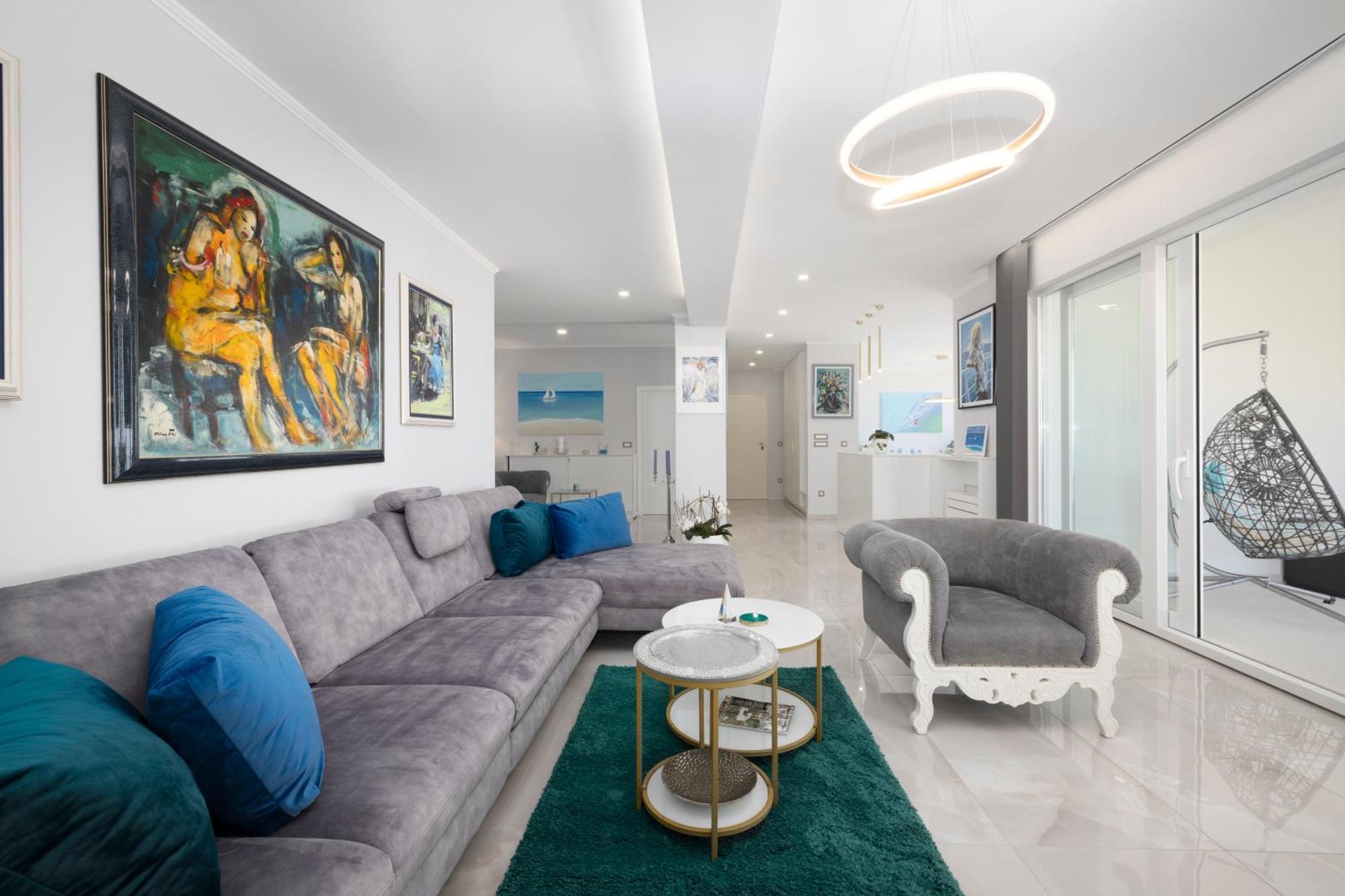 New -150m2 Penthouse With Shared Pool - Smaragd Apartment Makarska